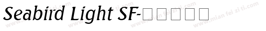 Seabird Light SF字体转换